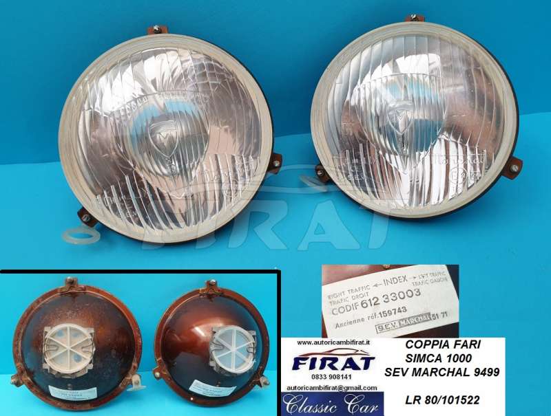 FARO SIMCA 1000 DX E SX (9499)